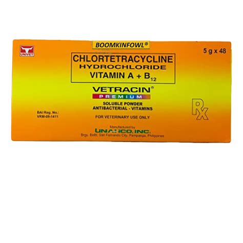 Vetracin Premium 5g (48 Sachet) – gamefowlsupplement.com.